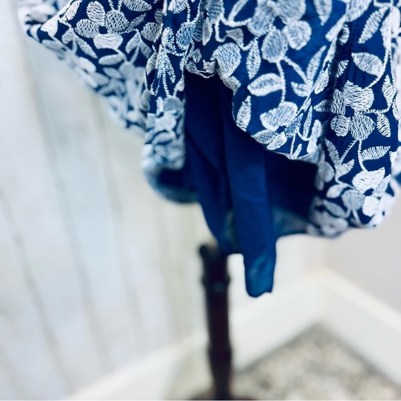 Old Navy | Navy & White Floral Cotton Dress - Picture 10 of 13